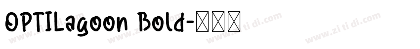 OPTILagoon Bold字体转换